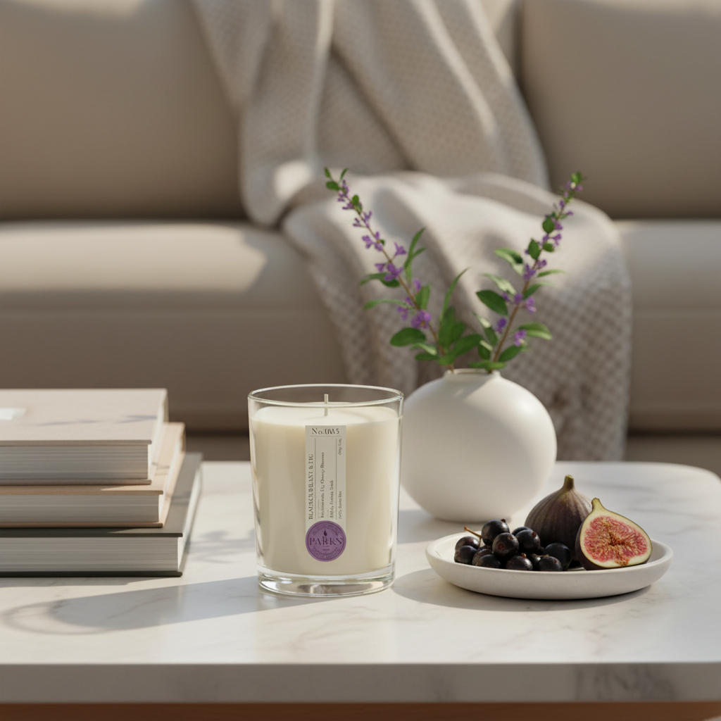 BLACKCURRANT & FIG 1 WICK SCENTED CANDLE 180G