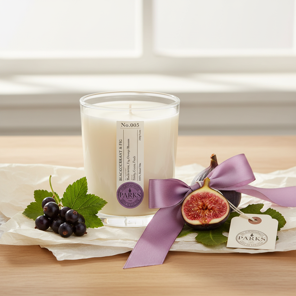 BLACKCURRANT & FIG 1 WICK SCENTED CANDLE 180G