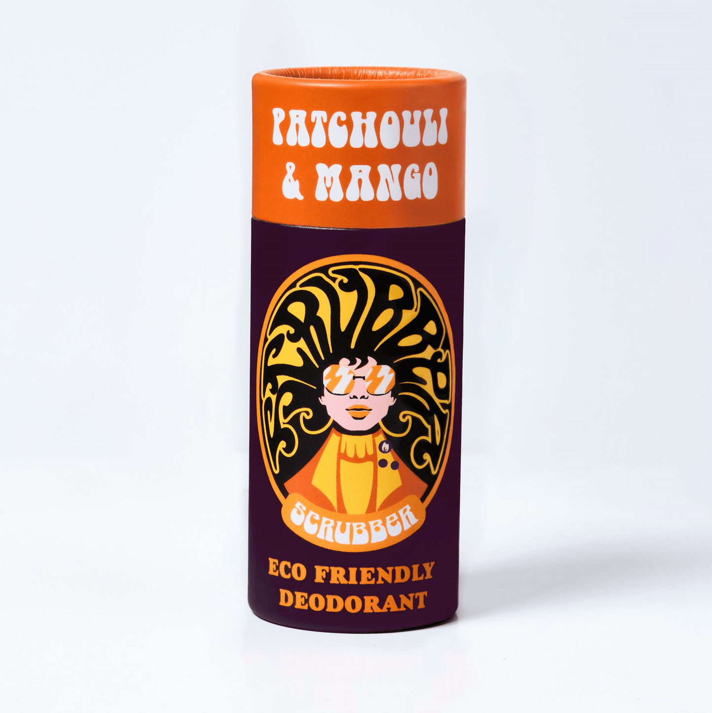 Patchouli & Mango Roll On Eco Friendly Deodorant, Plastic Free Anti Perspirant