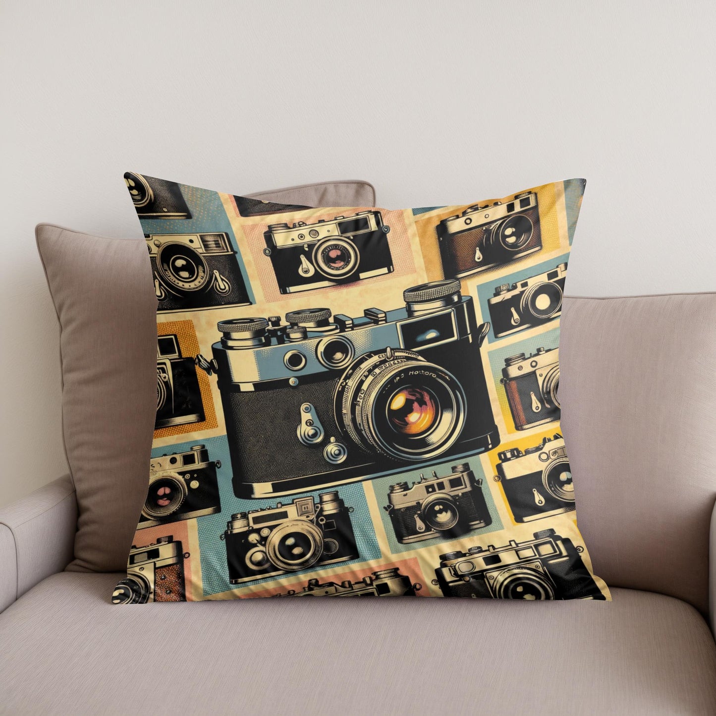 Vintage Visions Cotton Cushion