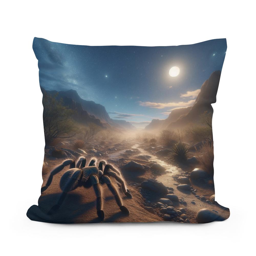 Moonlit Journey Cotton Cushion