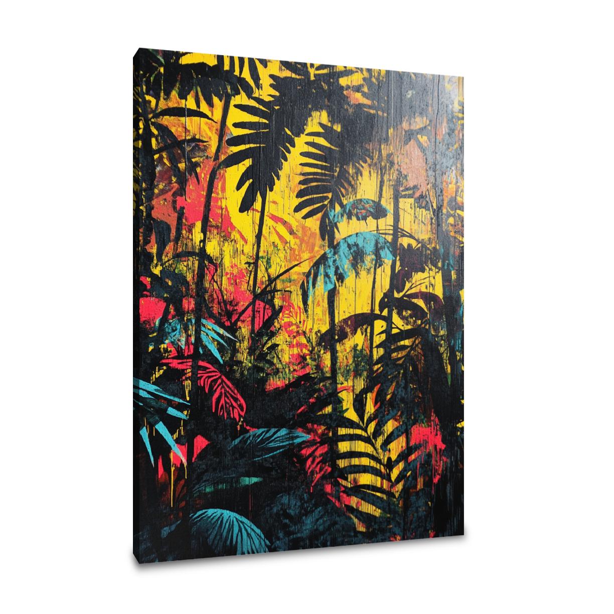 Jungle Graffiti Canvas