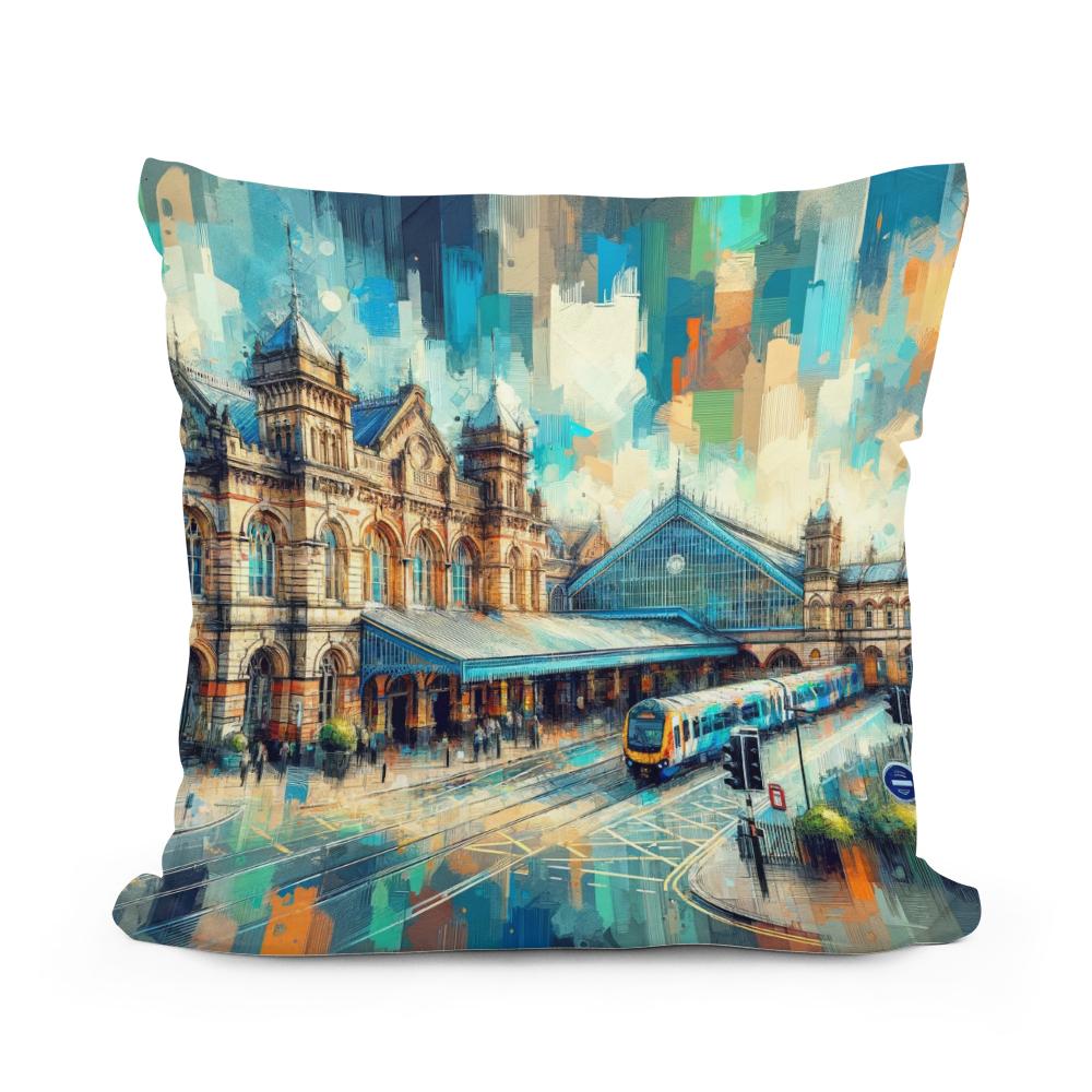 Bristol Station Impressions Cotton Cushion