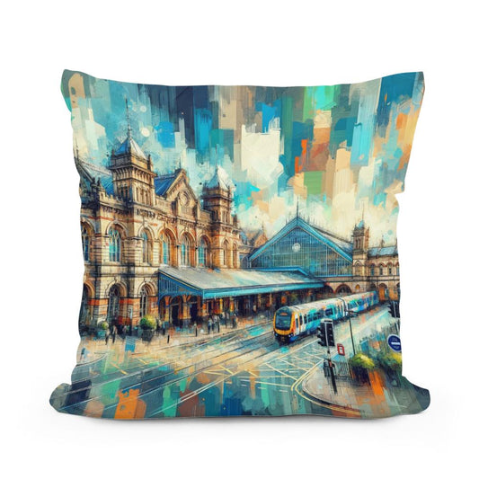 Bristol Station Impressions Cotton Cushion