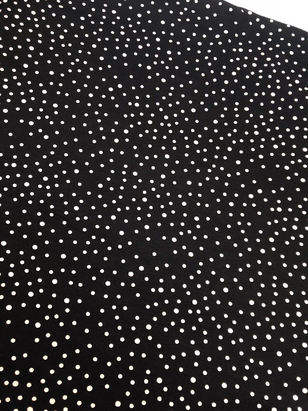 Peach Spotty Print Viscose Elastane Fabric