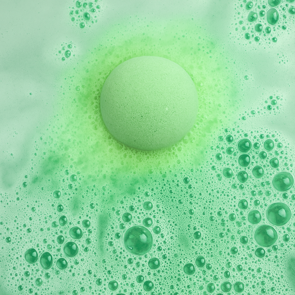 Happy Holidays Christmas Bath Bomb – Peppermint Scent