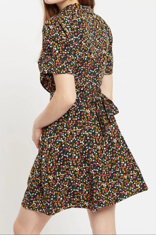 Louche Perry Dippy Ditsy Print Mini Shirtdress
