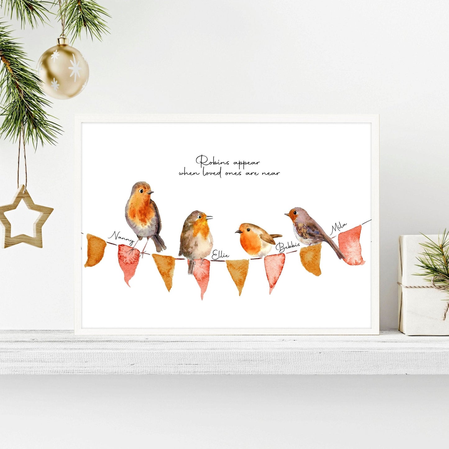 Family tree frame | Personalised wall art print