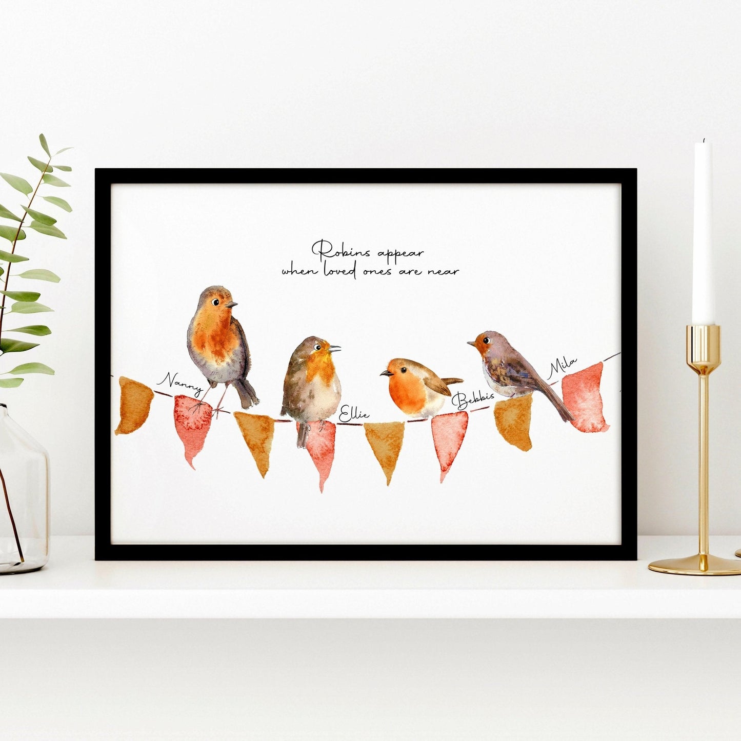 Family tree frame | Personalised wall art print