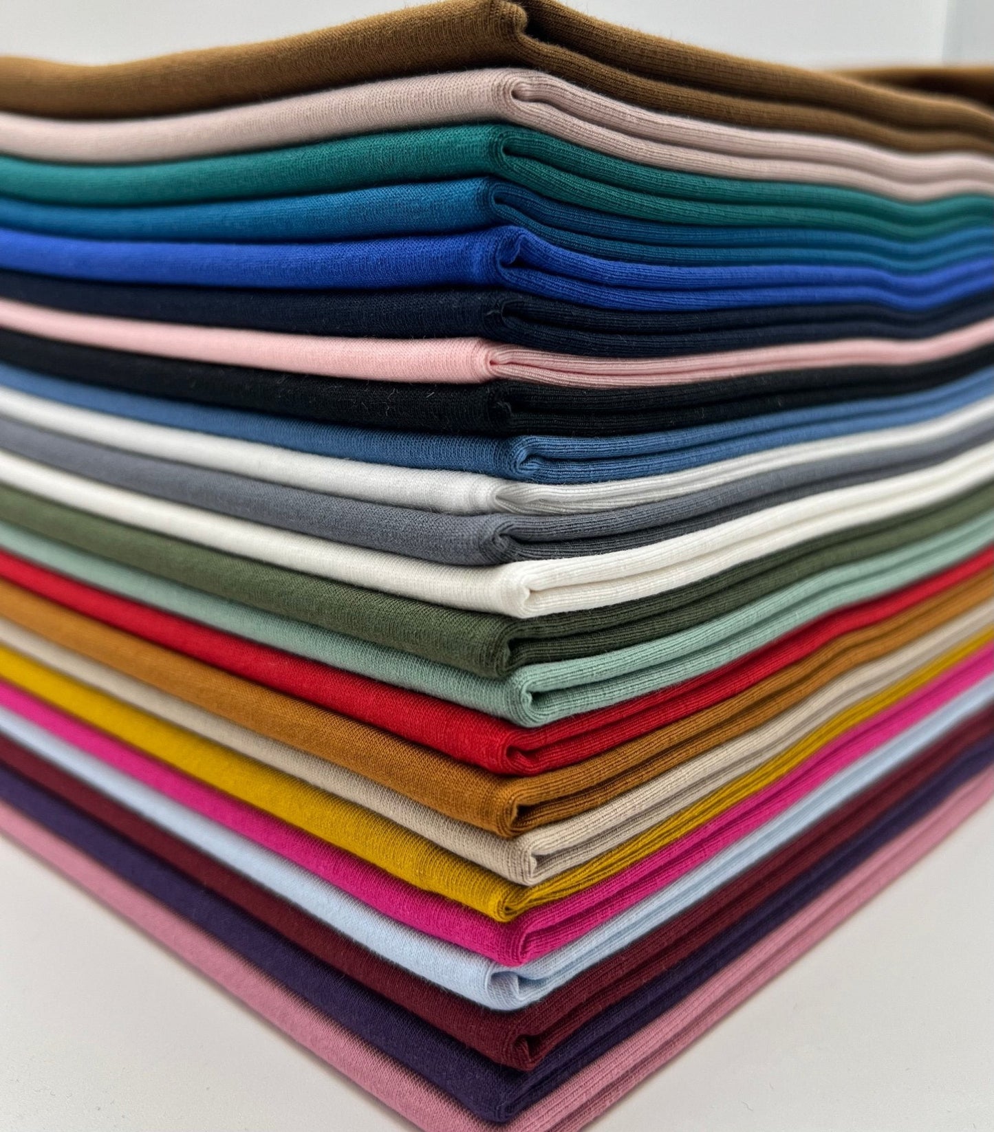 Petrol Green Cotton Stretch Jersey 240 GSM 92/8 Lycra 4 Way Stretch