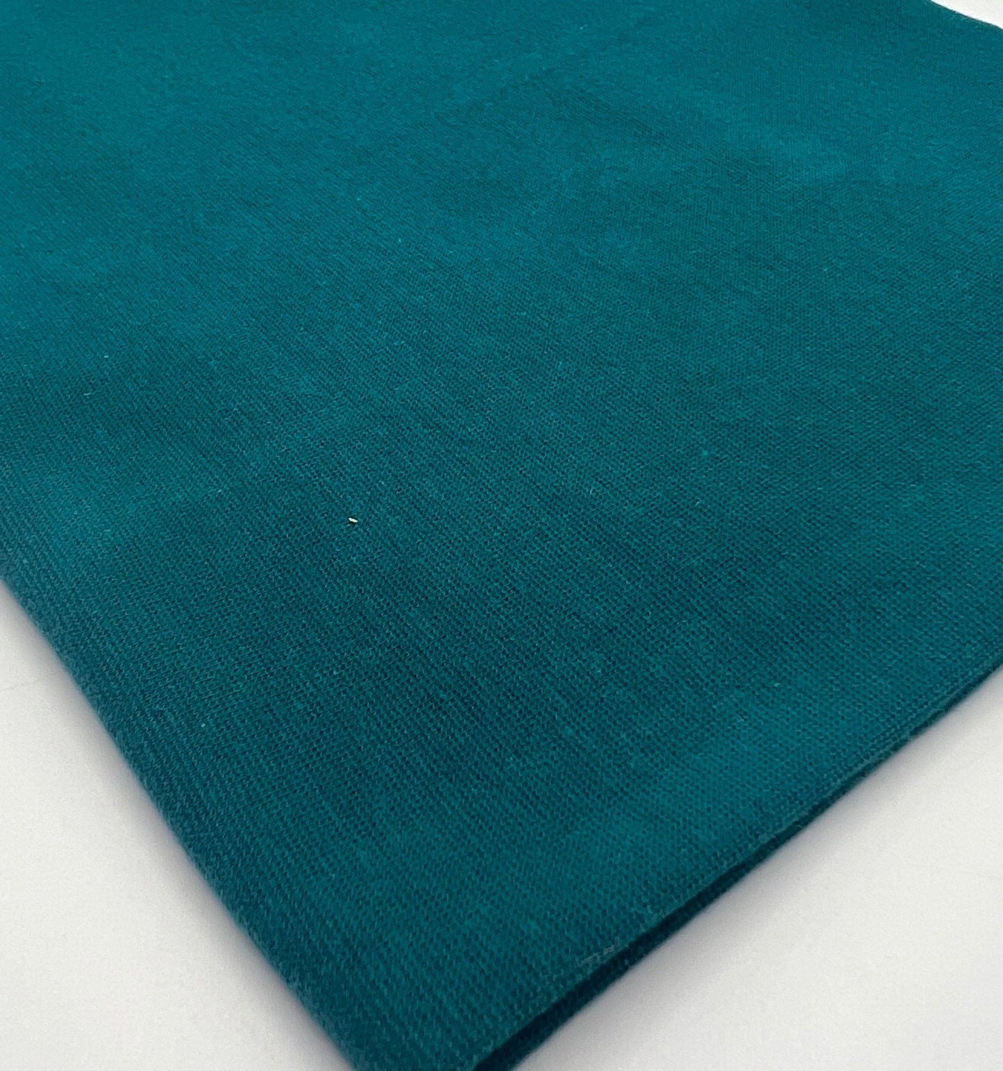 Petrol Green Jersey Cuffing Ribbing Fabric 270 GSM Cotton Knit 70cm Wide