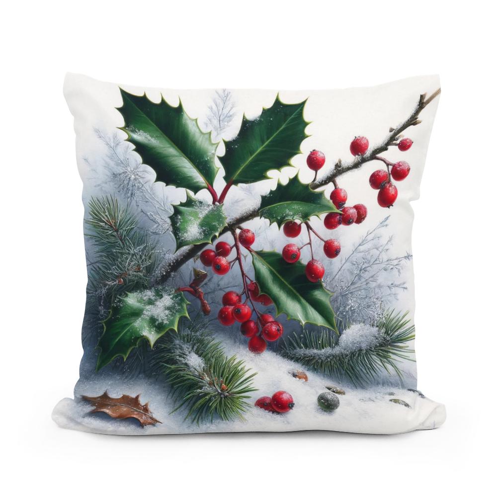 Winter Flora Whisper Cotton Cushion