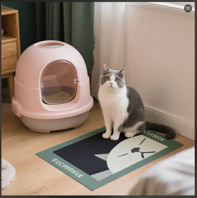 Cococat Coil Cat Litter Mat – Minimize Litter Tracking & Keep Floors Clean