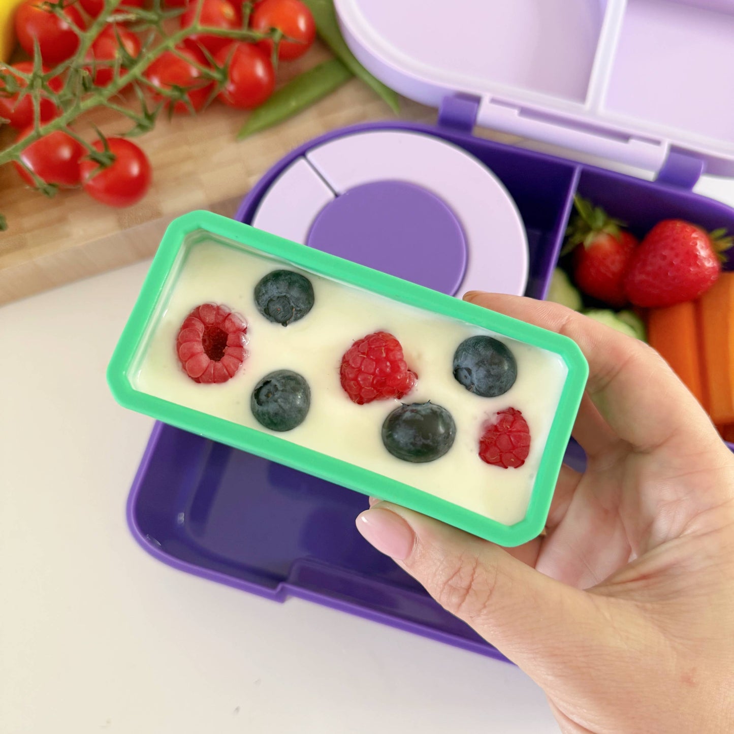 Pick Plates Large Pick & Dip Pots – Leakproof Silicone Sauce Containers 3 Pack