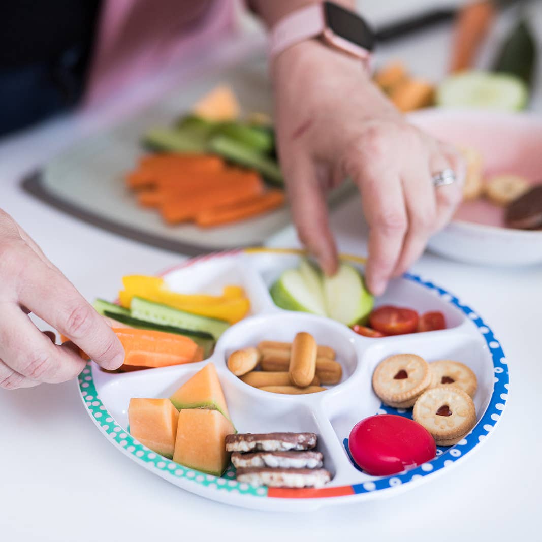 Pick Plates Midi Divided Plate – 5 Compartment Kids Plate 23cm