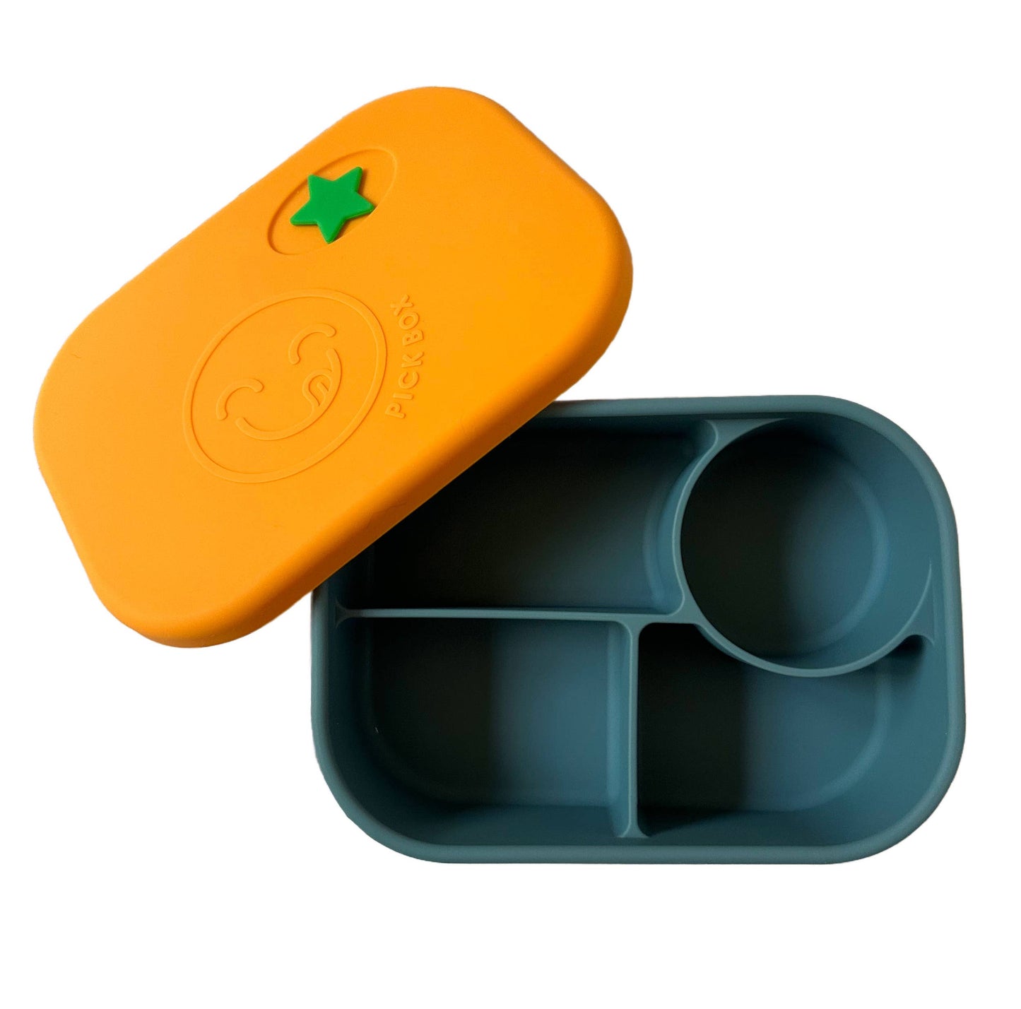 Pick Plates Pick Box Bento Silicone Lunch Box – 4 Compartment 750ml