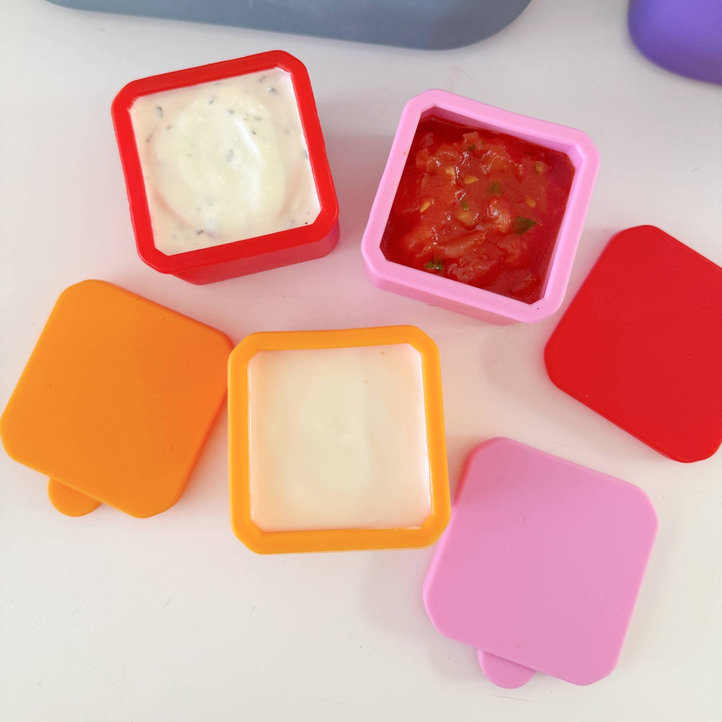 Pick Plates Pick & Dip Pots – Leakproof Silicone Dip Containers 3 Pack