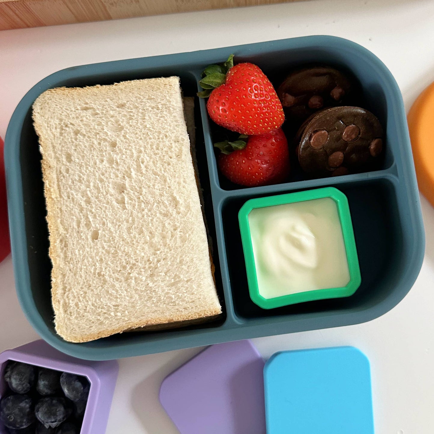 Pick Plates Pick & Dip Pots – Leakproof Silicone Dip Containers 3 Pack