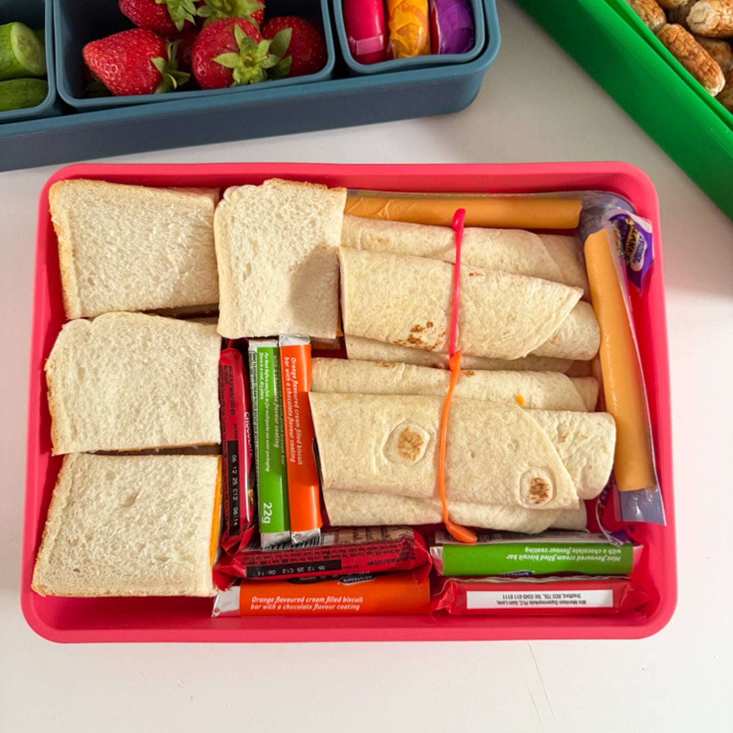 Pick Plates Snackle Box Silicone Snack Box – 10 Compartment Food Container