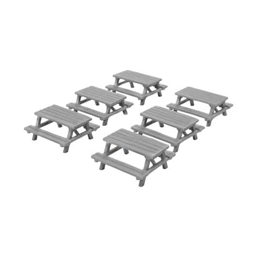 Ready to Paint Picnic Bench (6 pack)