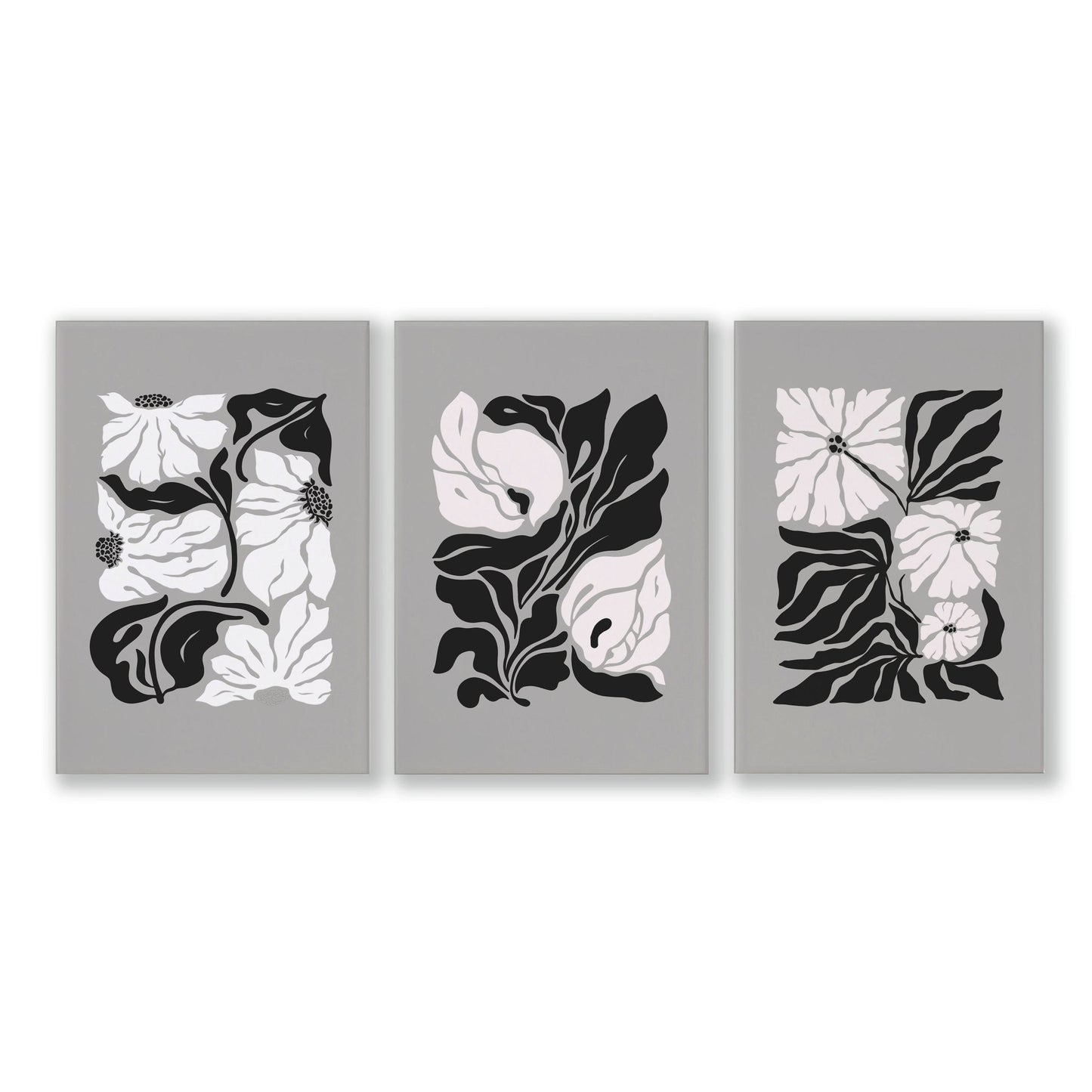 Pictures For Living Room | Set of 3 Botanical Wall art Prints