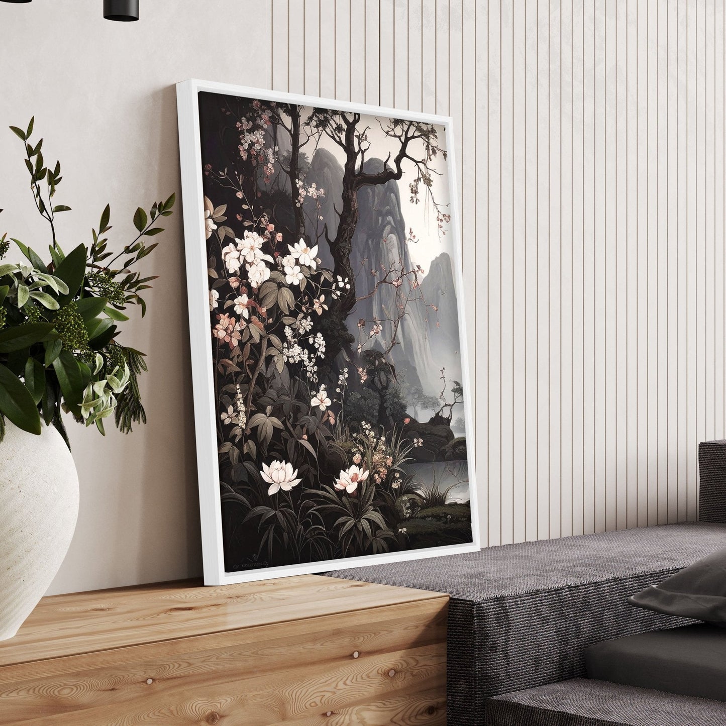 Pictures For Living Room Wall | Set of 3 Chinoiserie Wall art Prints