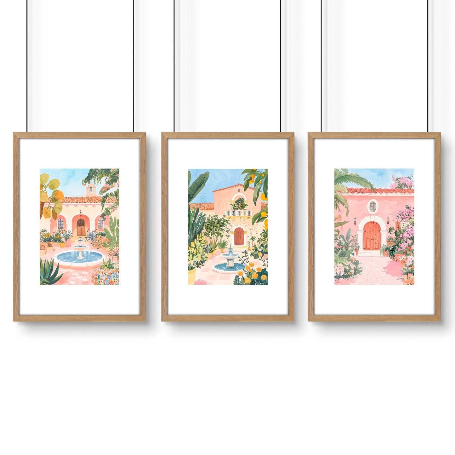 Pictures For Walls | Set of 3 Beach Decor Wall art Prints
