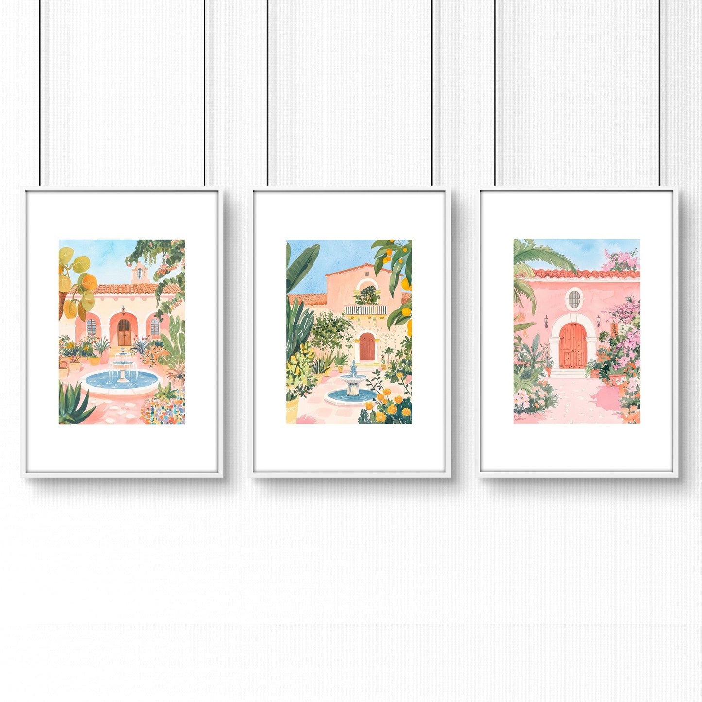 Pictures For Walls | Set of 3 Beach Decor Wall art Prints