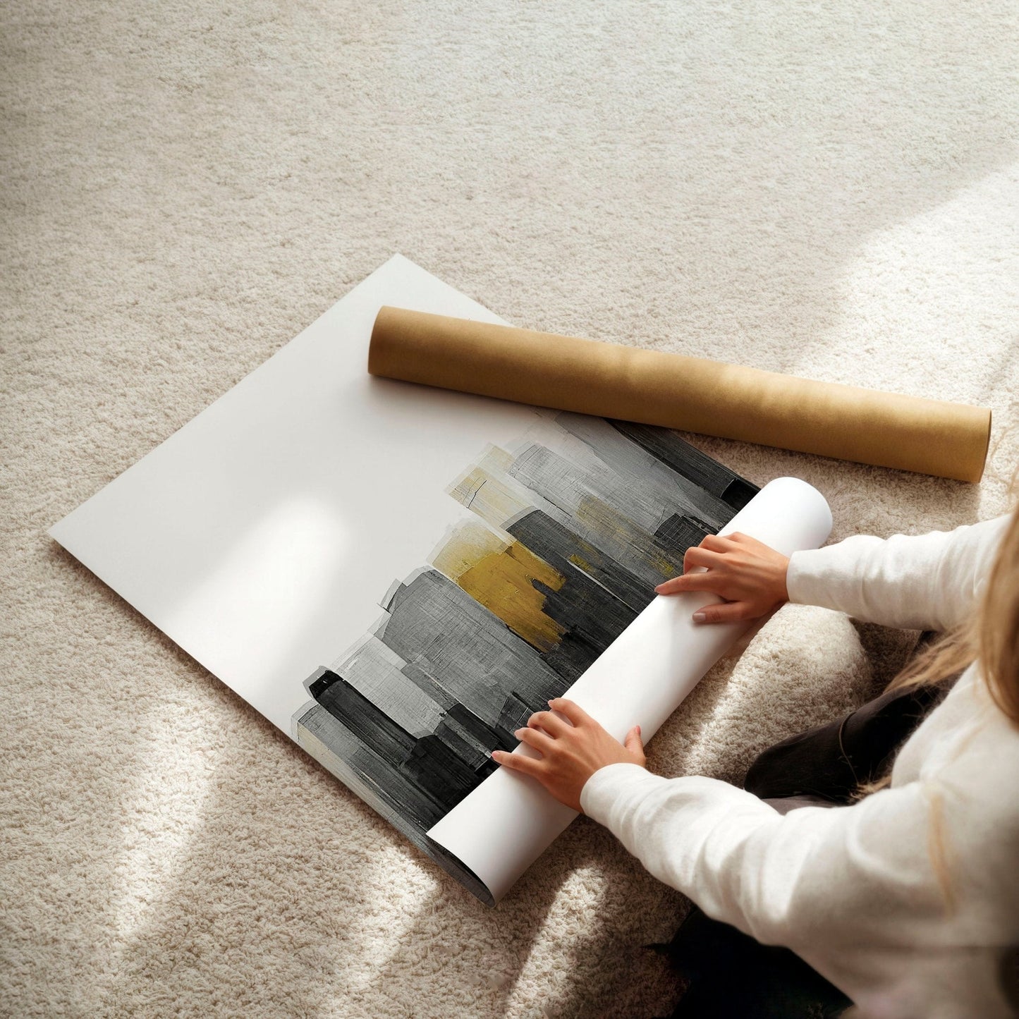 Pictures Framed For Wall | Set of 3 Urban Skyscrapers Wall art Prints