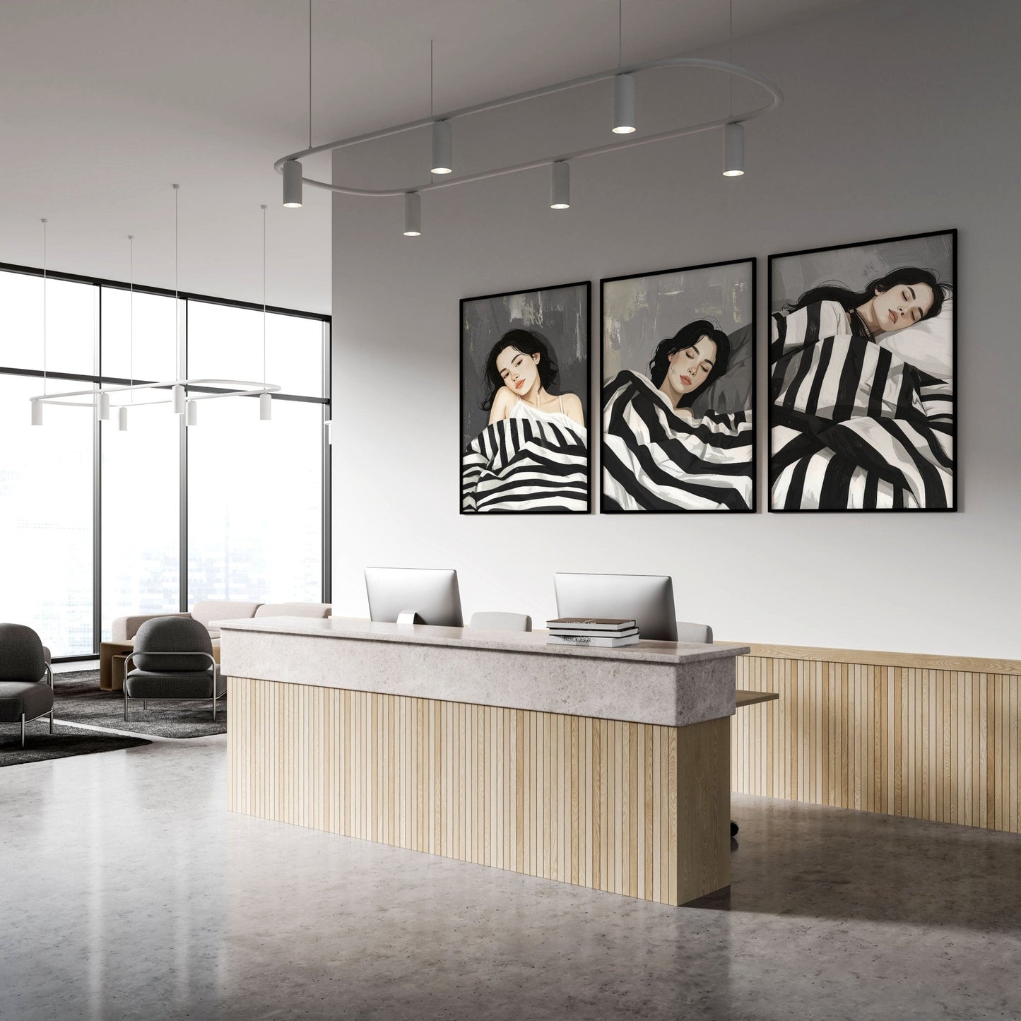 Pictures In Frames | Set of 3 Boho Women Wall art Prints