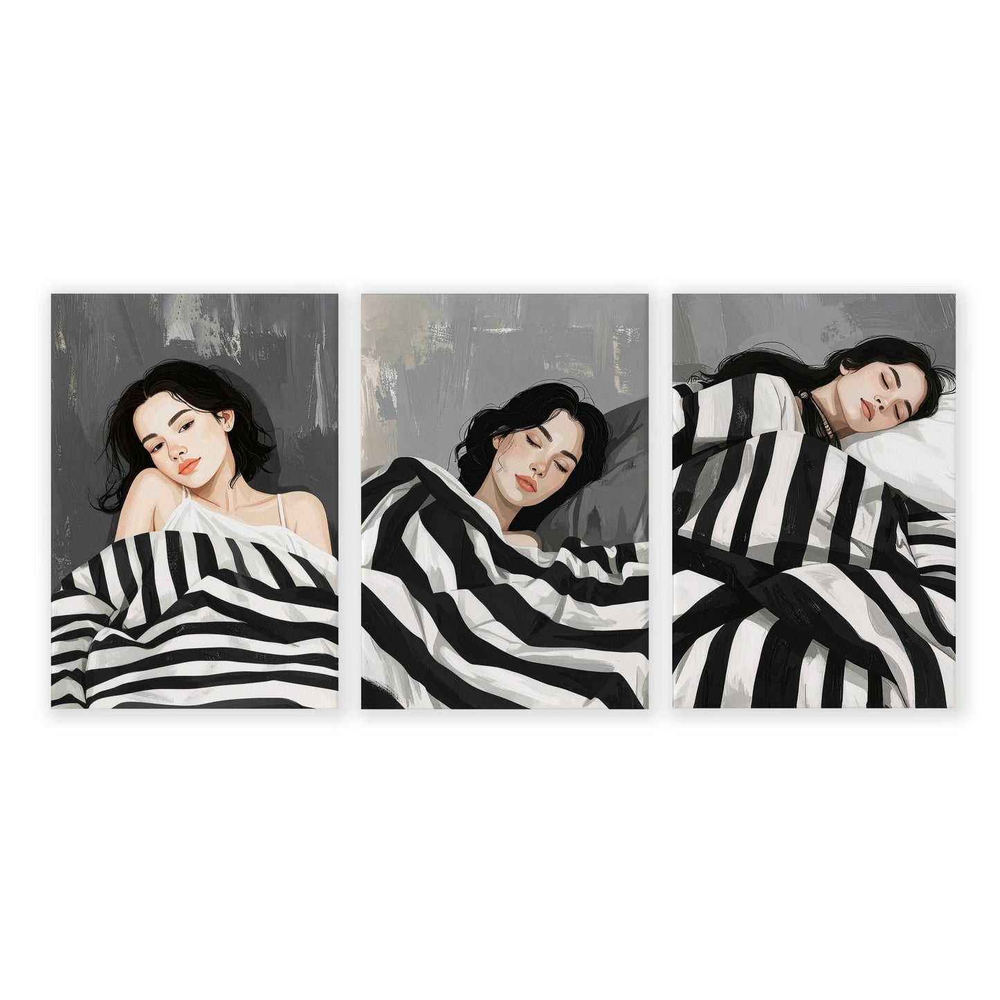 Pictures In Frames | Set of 3 Boho Women Wall art Prints