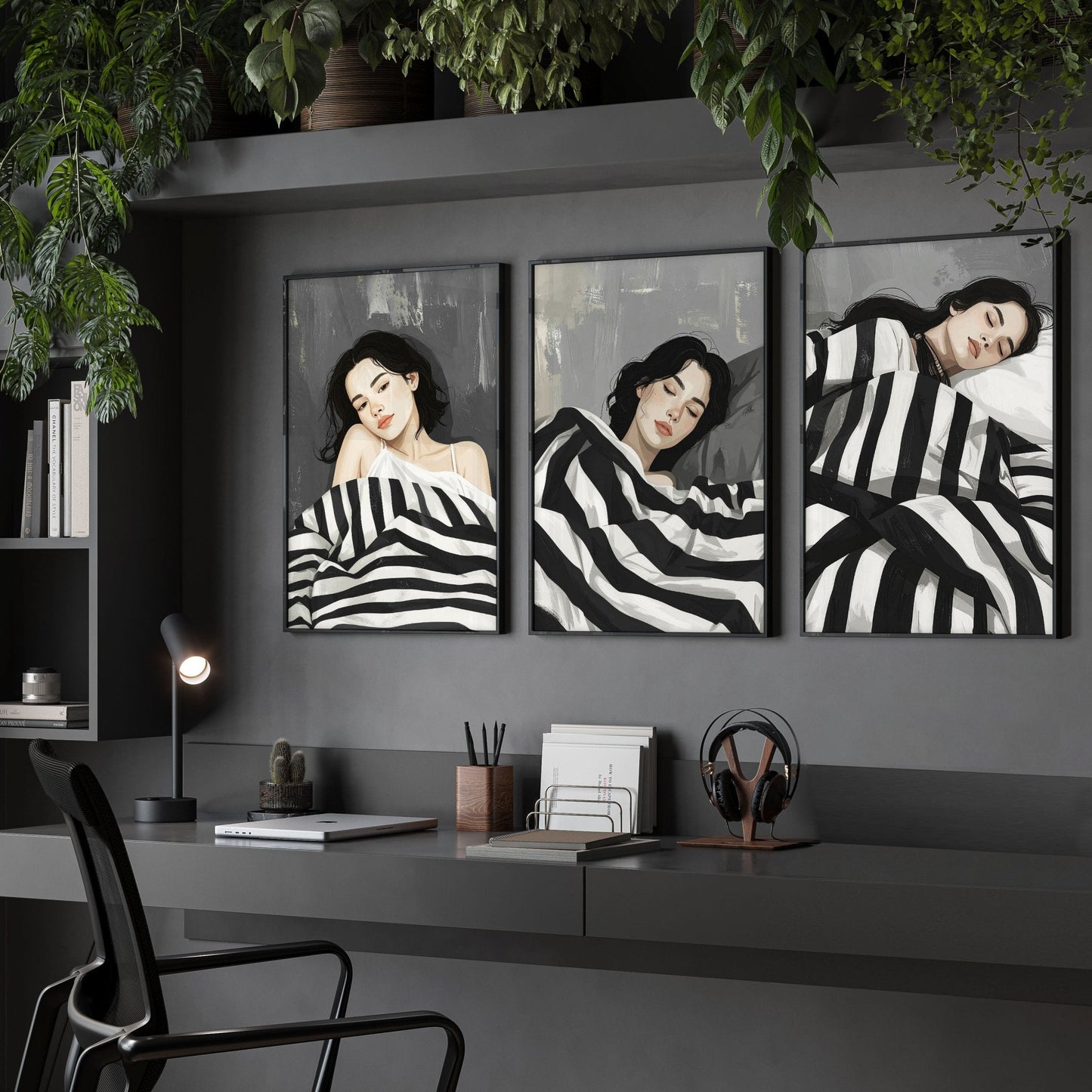 Pictures In Frames | Set of 3 Boho Women Wall art Prints