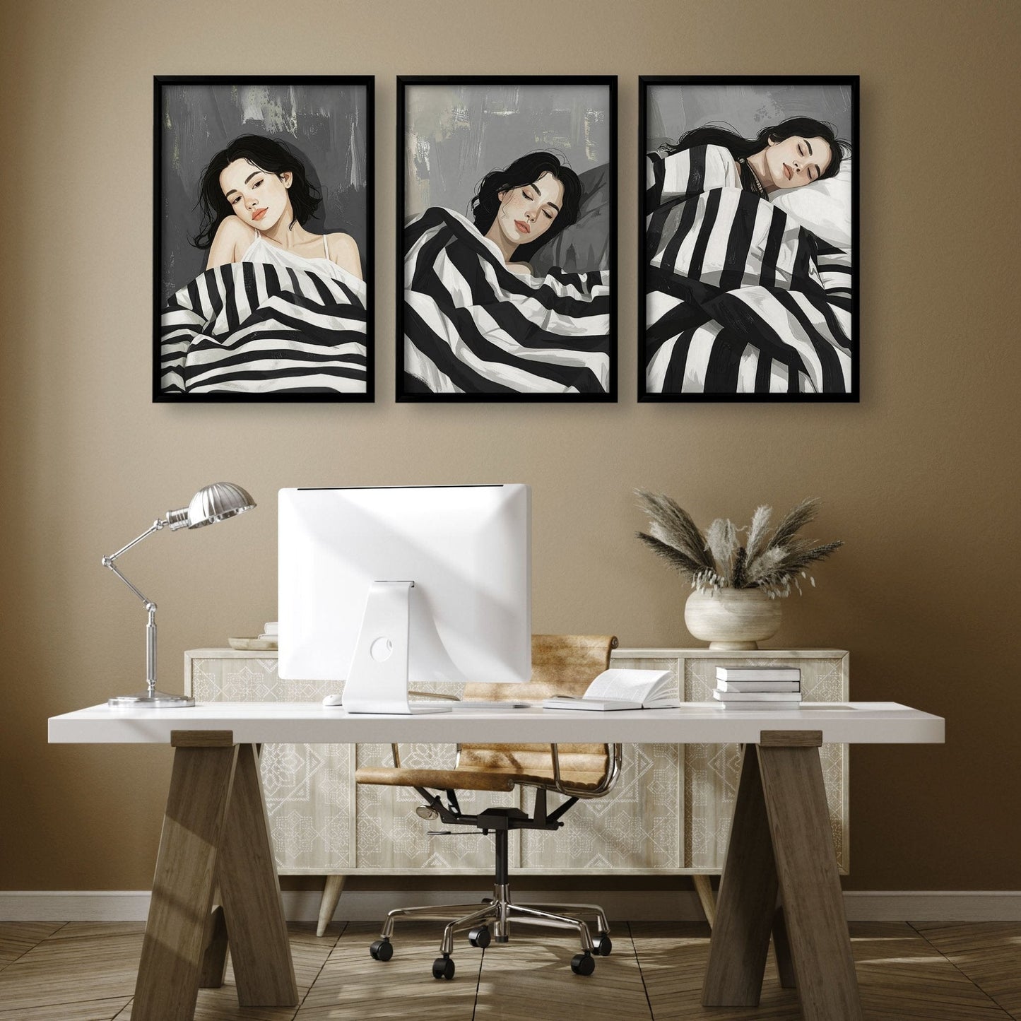 Pictures In Frames | Set of 3 Boho Women Wall art Prints