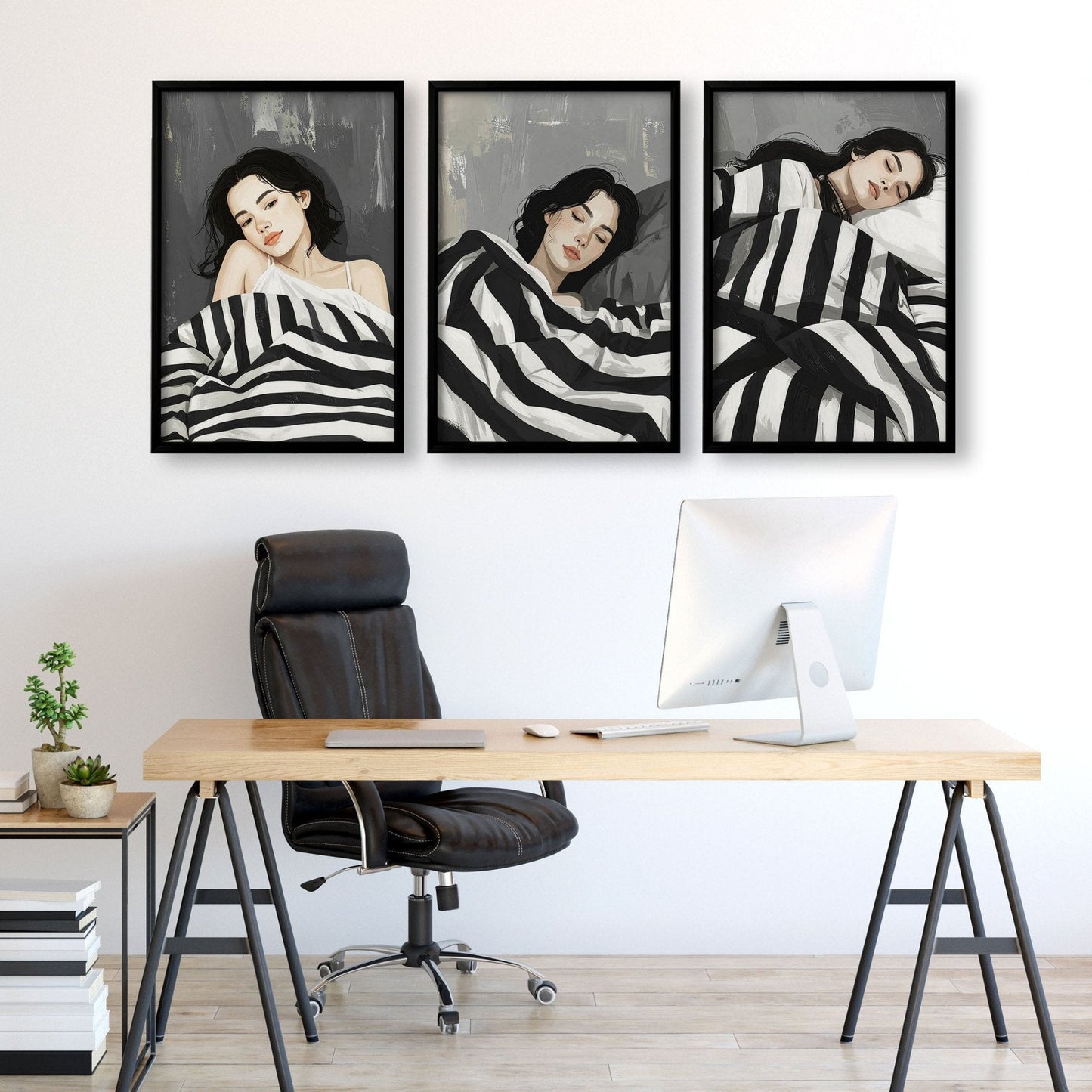 Pictures In Frames | Set of 3 Boho Women Wall art Prints