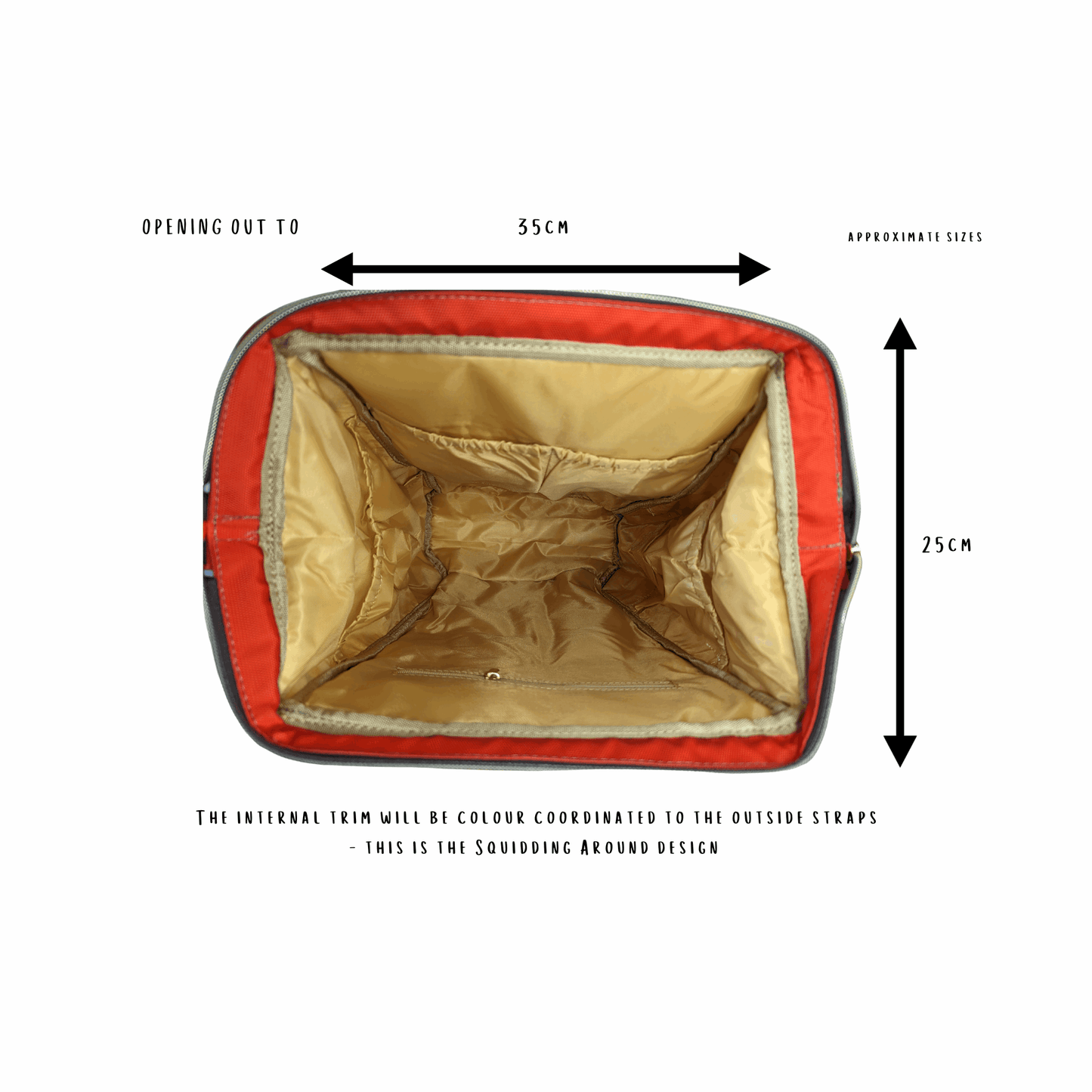 Pink Baby Changing Backpack Bag - Strawberry Fields