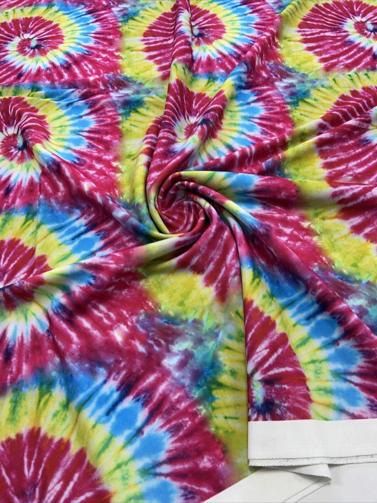 Coral Floral Printed Scuba Crepe Jersey Fabric 4 Way Stretch
