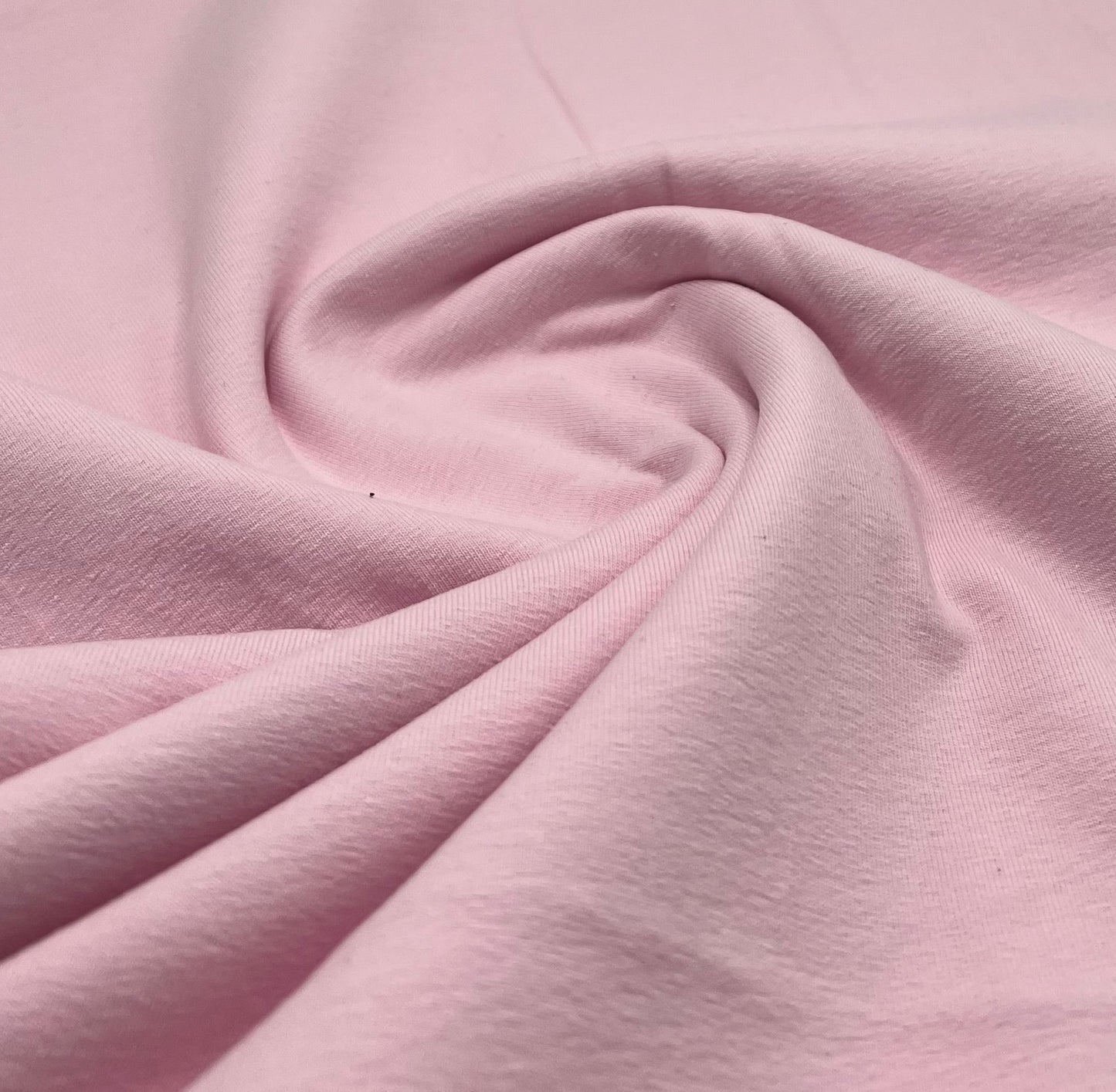 Pink Cotton Stretch Jersey 200 GSM 95/5 Lycra 4 Way Stretch