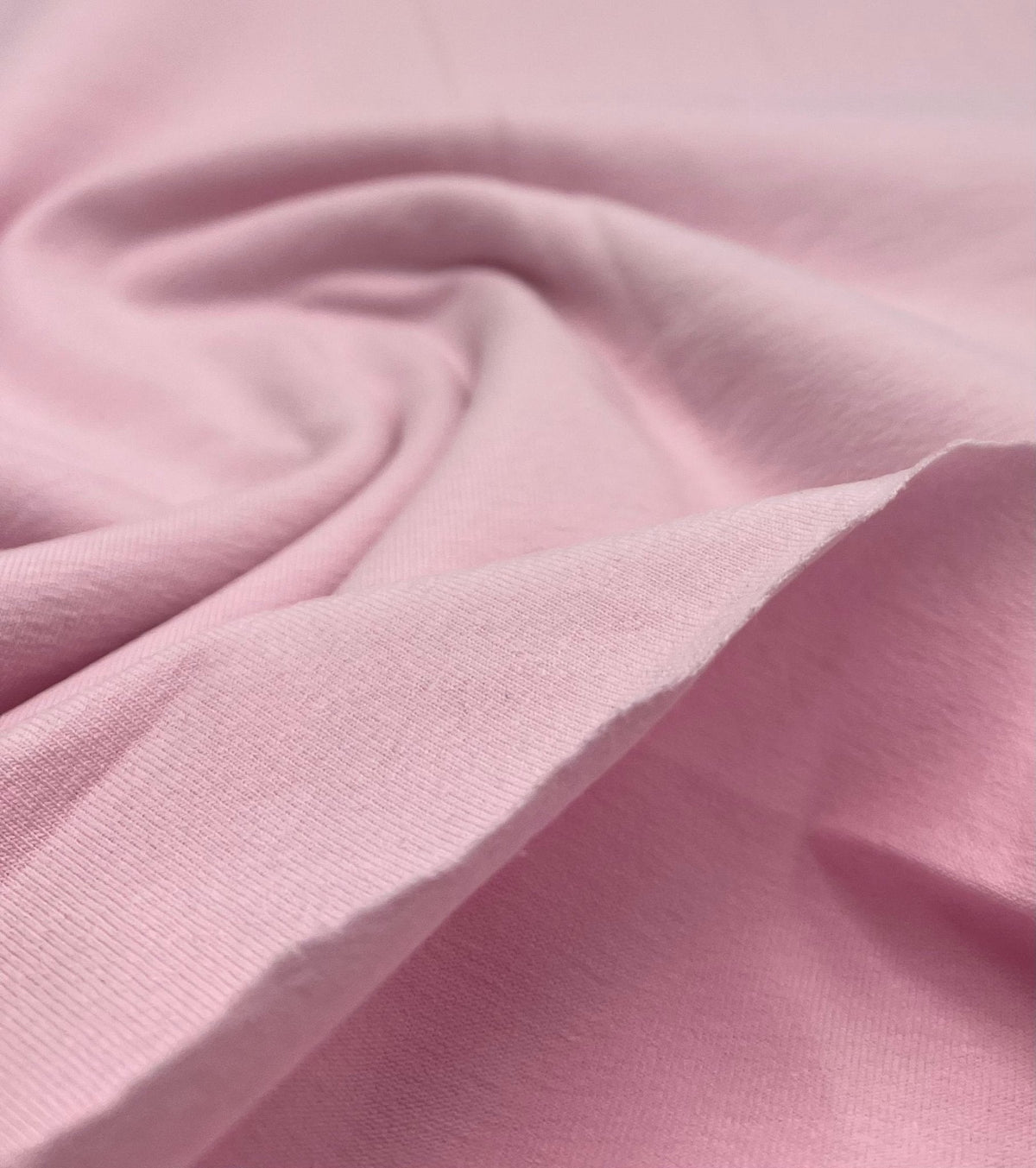 Pink Cotton Stretch Jersey 200 GSM 95/5 Lycra 4 Way Stretch