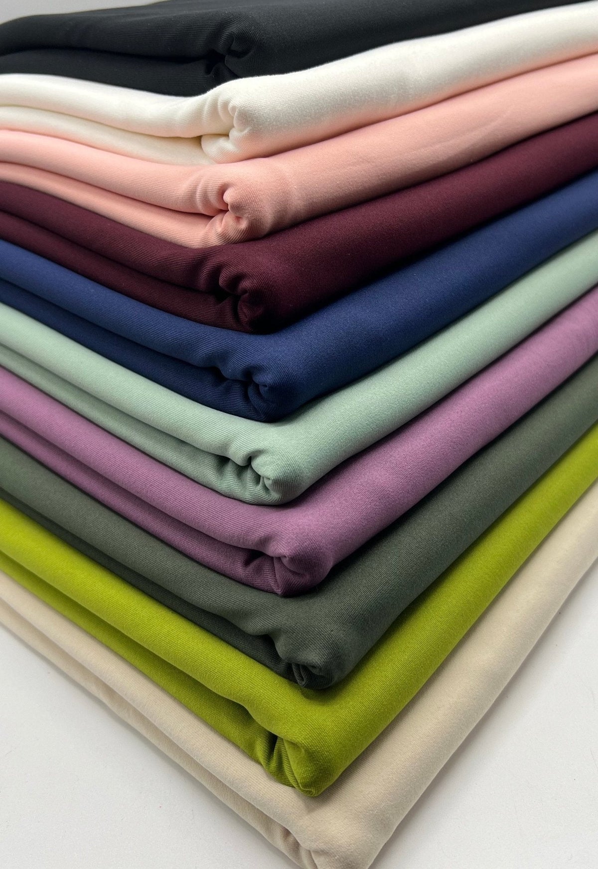 Green Stretch Jersey 220GSM 4 Way Stretch Fabric