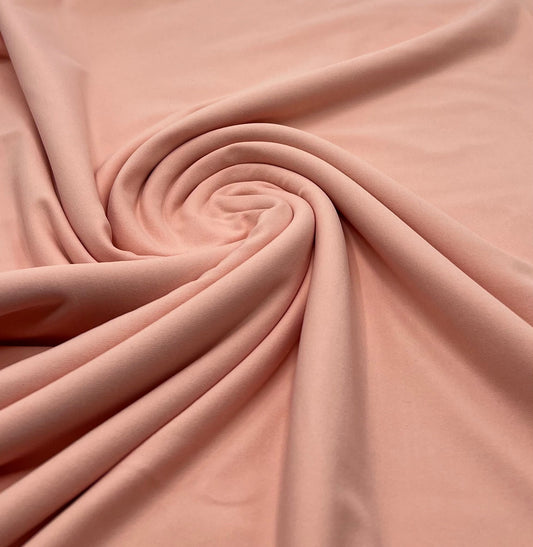 Nude Pink Stretch Jersey 220GSM 4 Way Stretch Fabric