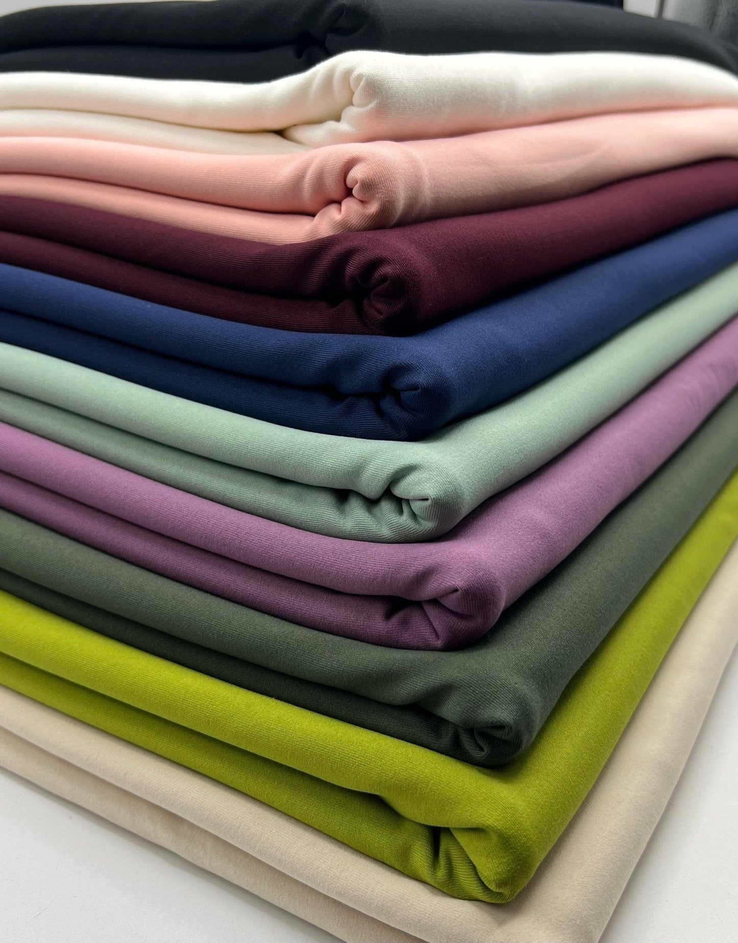 Green Stretch Jersey 220GSM 4 Way Stretch Fabric