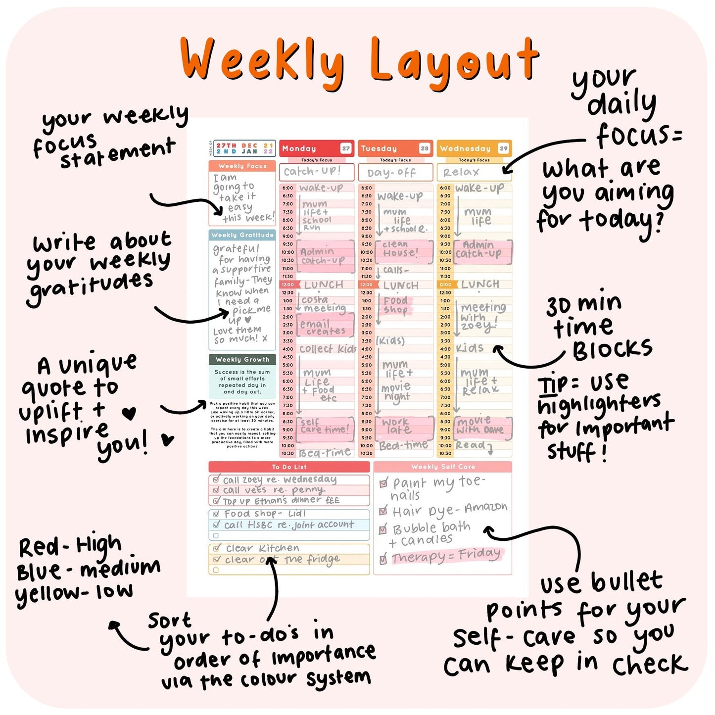 Pink Croc - Planning Journal