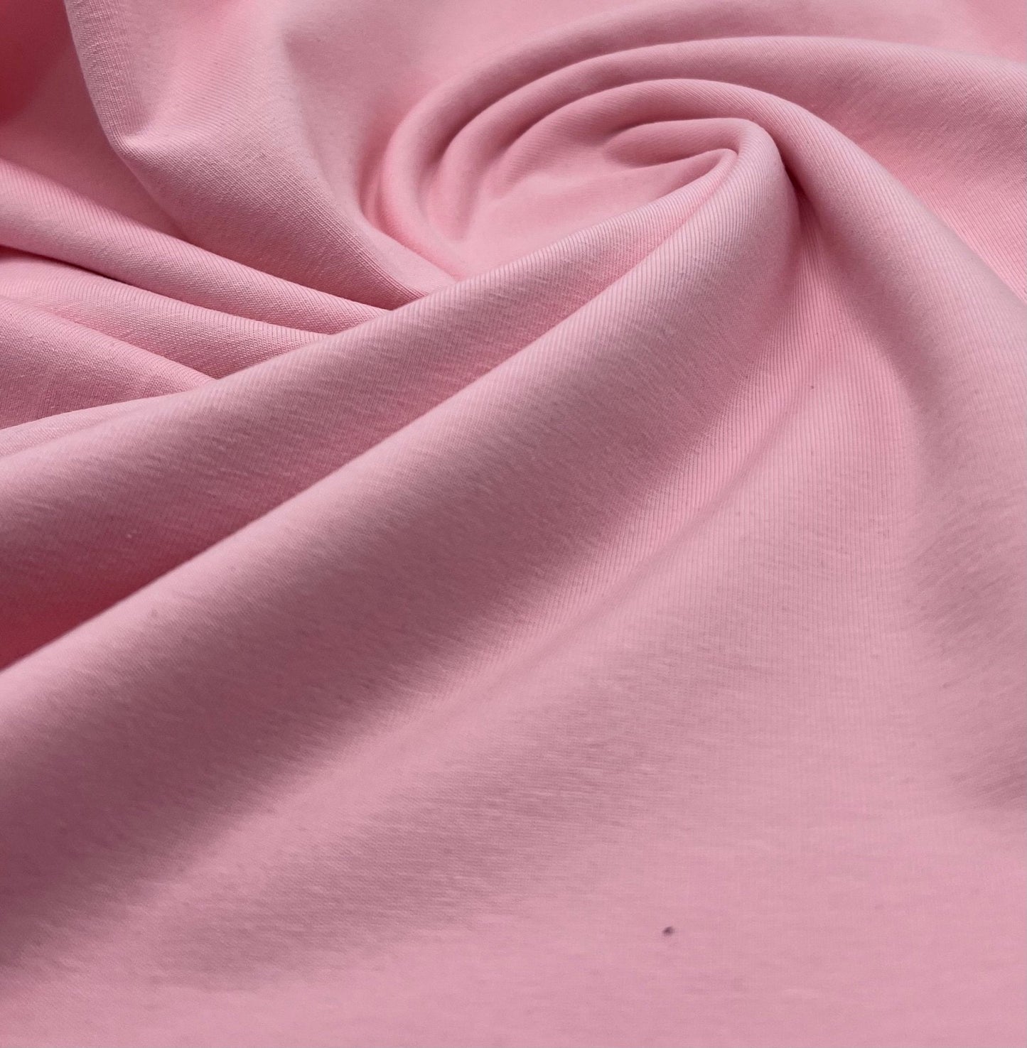 Pink Cotton Stretch Jersey 240 GSM 92/8 Lycra 4 Way Stretch