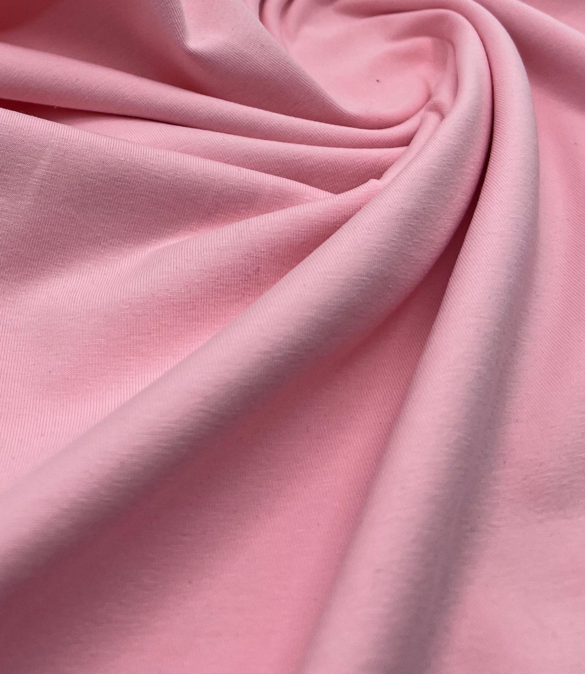 Pink Cotton Stretch Jersey 240 GSM 92/8 Lycra 4 Way Stretch