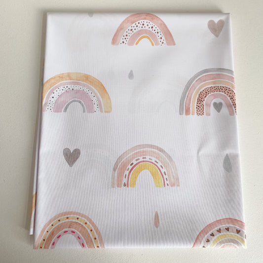 Splash mat - Beau Pink Rainbow Print