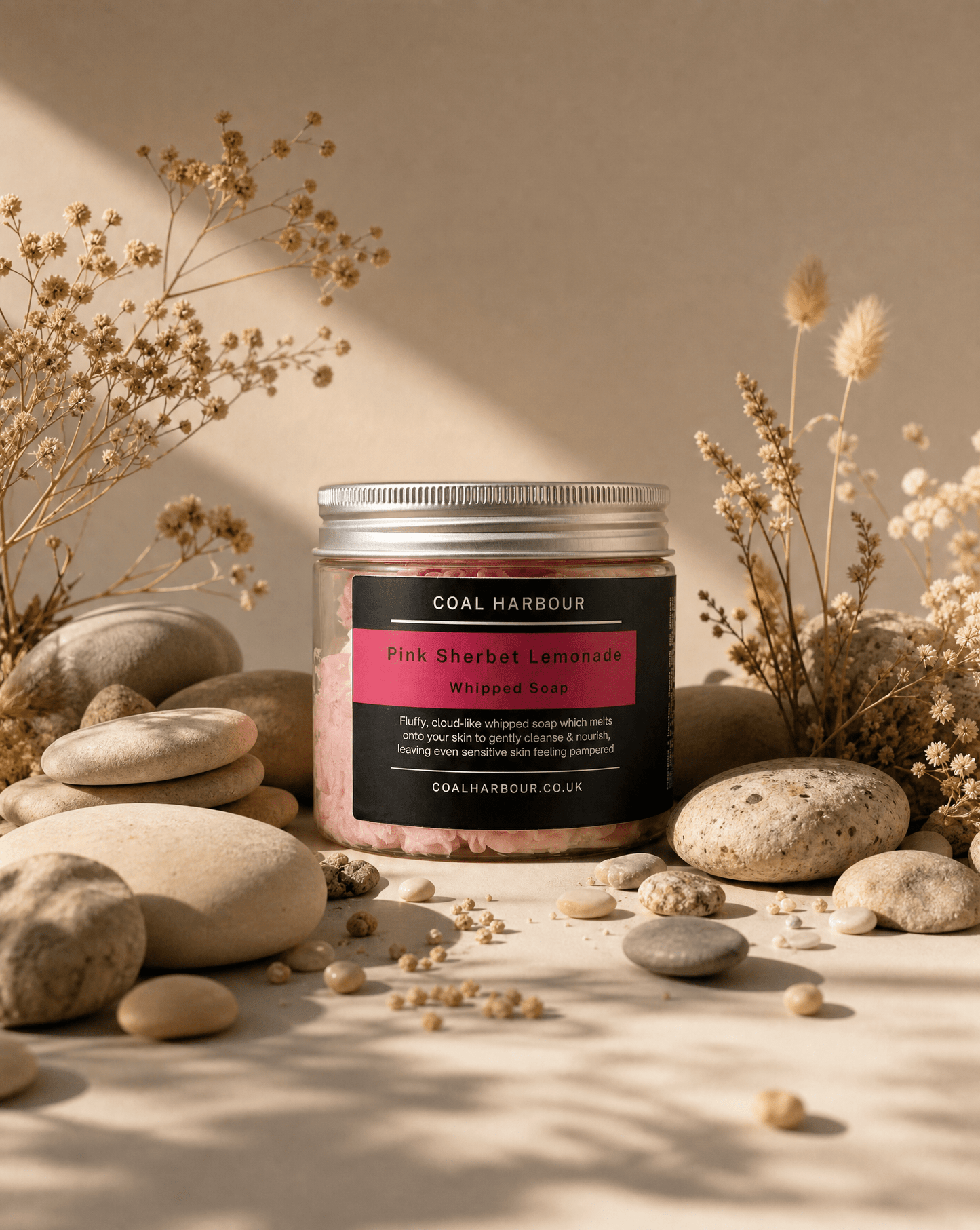 Pink Sherbet Lemonade Whipped Soap 120g
