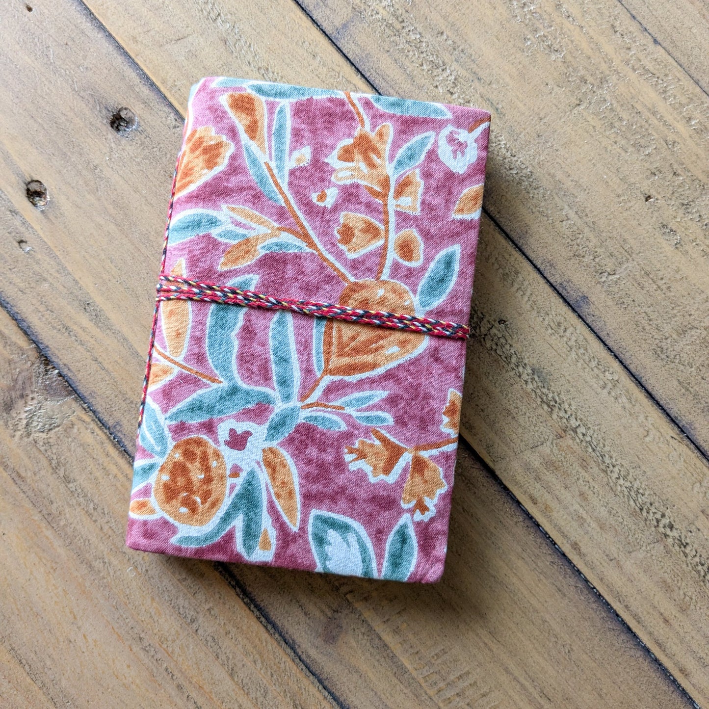 Eco Friendly Cotton Fabric Pocket Journals (4 x 6 in), Fair Trade Stationery Ethically Handmade in India