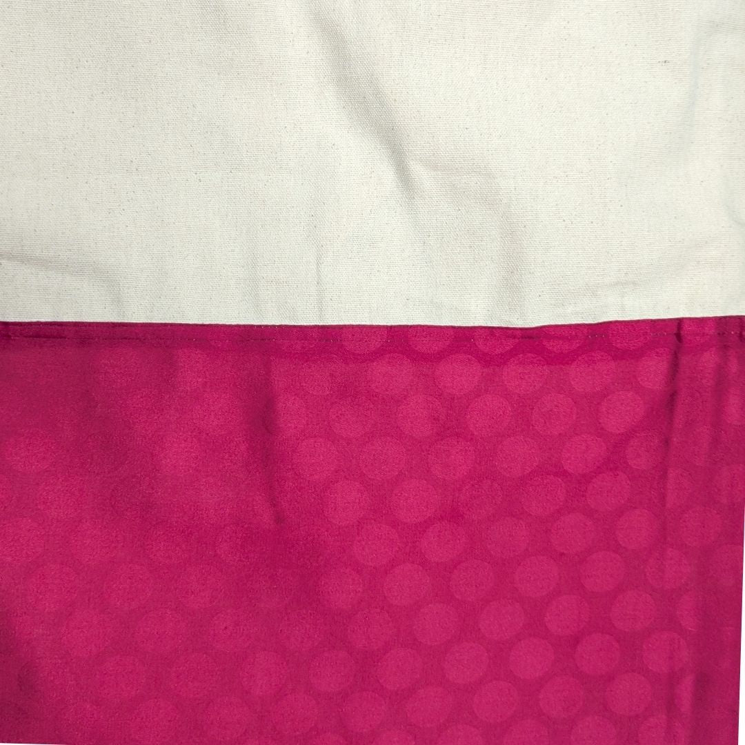 Half sari, half cotton tote bag, ethically handmade in India