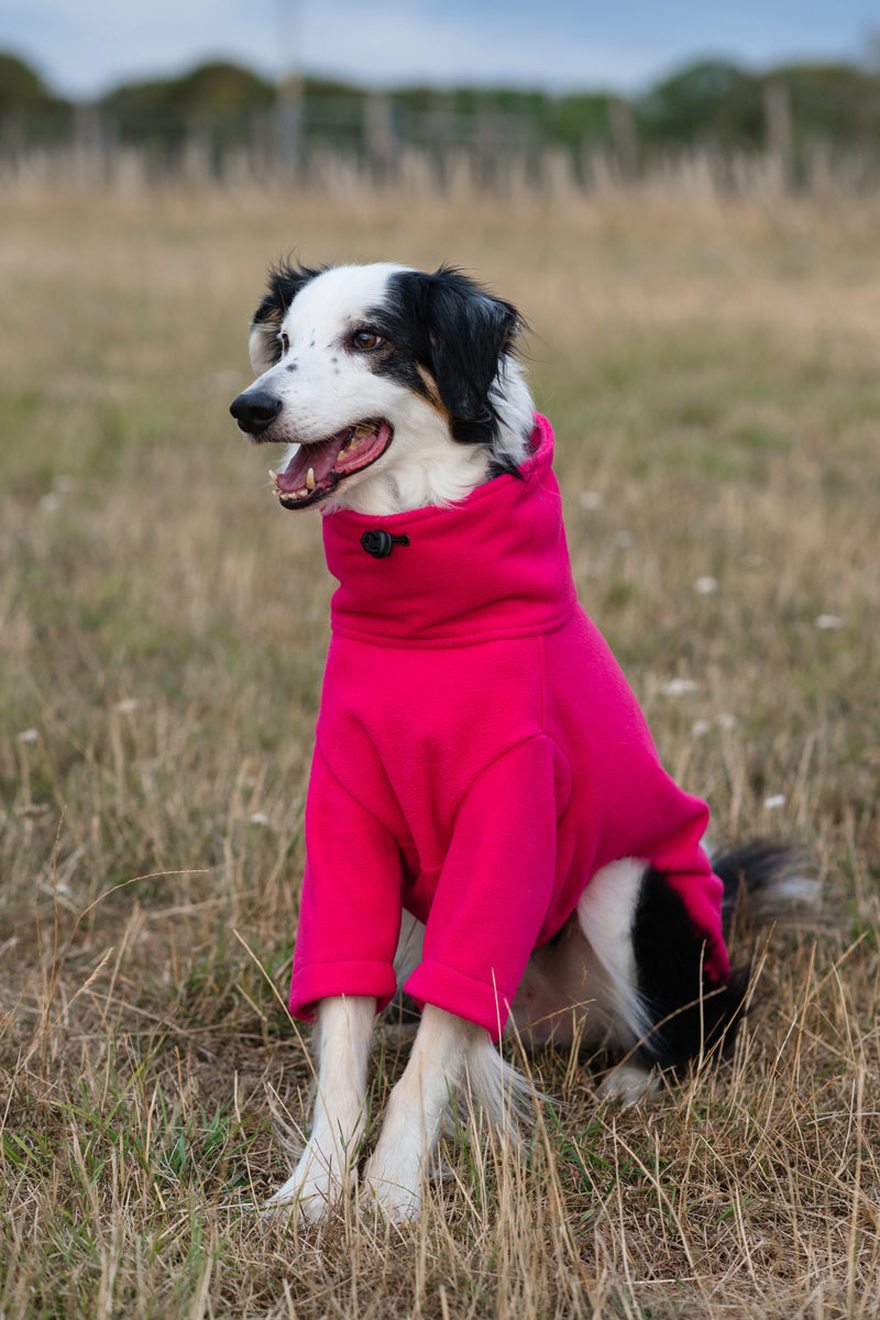 Fleece Dog Jumper - Pink