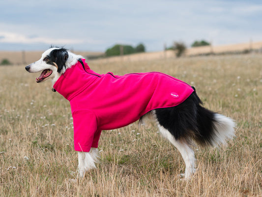 WIDE FIT Fleece Dog Jumper - Pink
